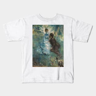 Lovers by Auguste Renoir Kids T-Shirt